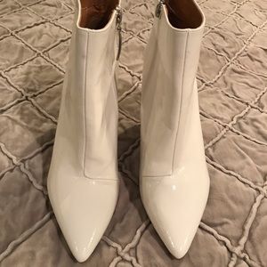 White Heel Boots